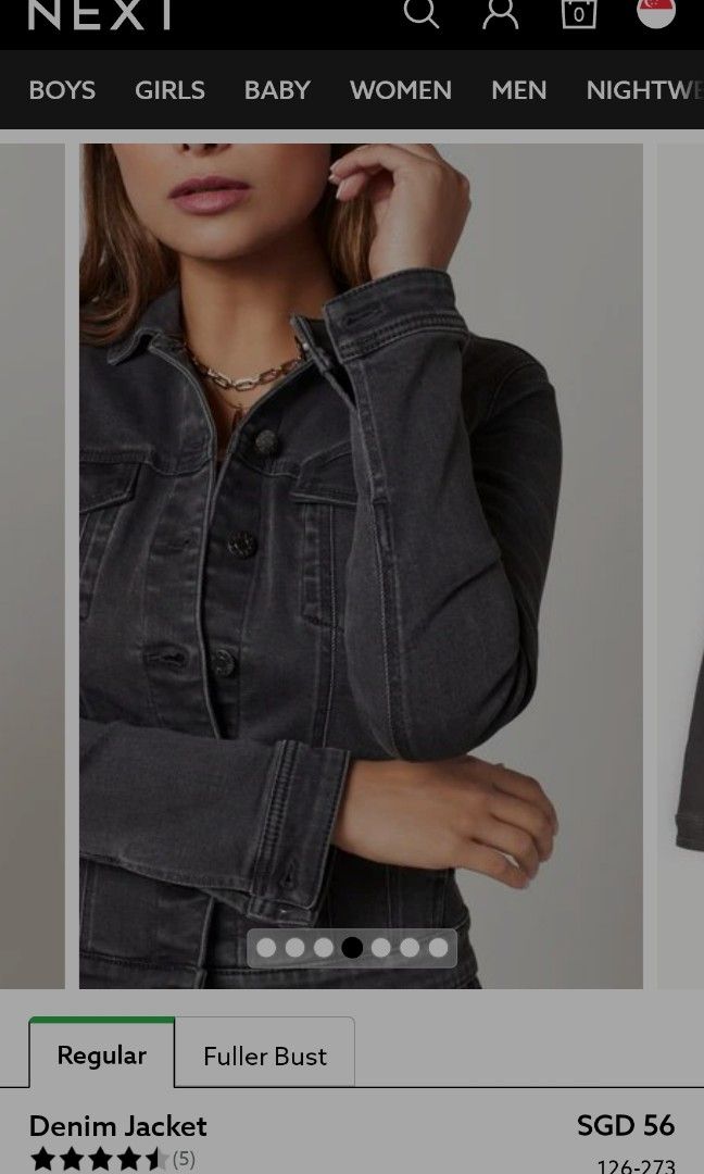Next black online jacket womens