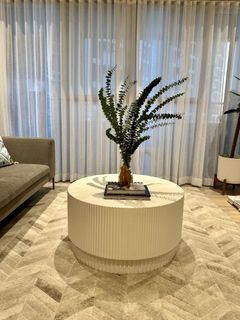 West elm fluted coffee table