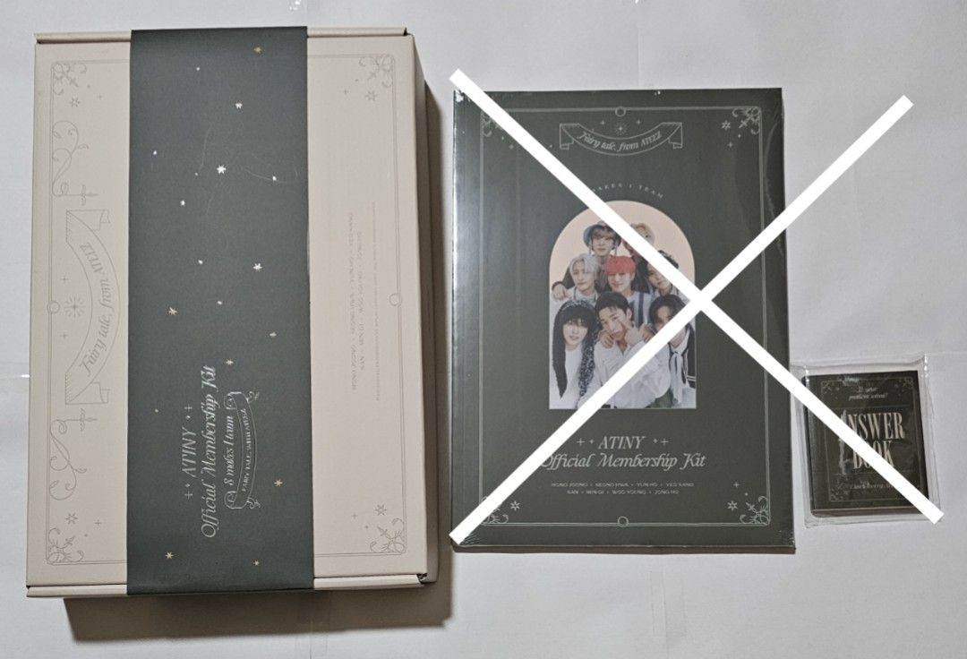 WTS/LFB ATEEZ 4th atiny membership kit, Hobbies & Toys