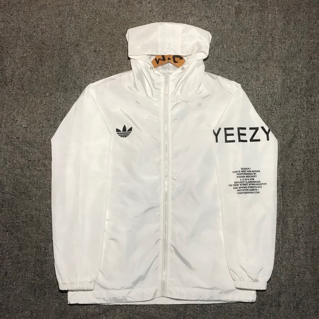 Yeezy 3 white store windbreaker