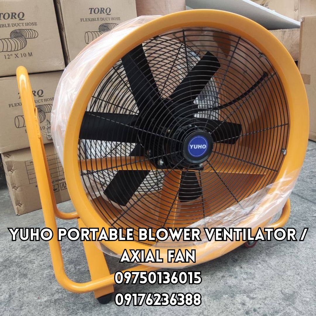 Yuho Portable Blower Ventilator / Axial Fan, Commercial & Industrial ...