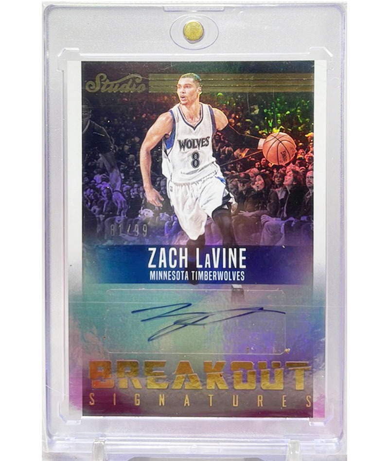 NBA カード Zach Lavine RC 直書きサイン NBA カード Zach Lavine RC