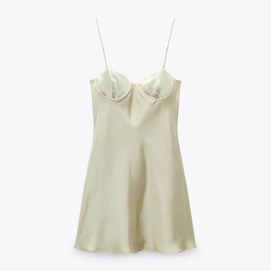 Zara Jewel Strap Dress (Category: Dresses) located in Caloocan City. Submitted by goodaffinds (Listing ID 1289749496, Image 1). Description: - last price no haggling please - brand new with tags.