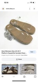Zara Transparent Sandals
