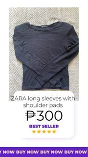 ZARA with shoulder pads