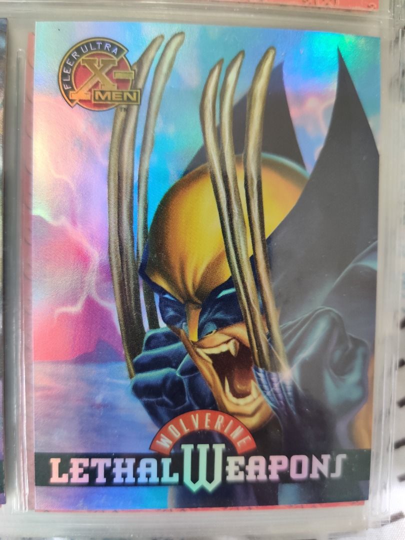 1995 Fleer Ultra X-Men Lethal Weapons Wolverine (Category: Raw Singles) located in Kawit. Submitted by ryuko.matoi (Listing ID 1289983885, Image 1). Description: 1995 Fleer Ultra X-Men Lethal Weapons Wolverine No reply means not interested No trade/swaps No reservation MOP - BDO & Cash Pick up location: Rosedale Reacsidences, Barangay San Sebastian, Kawit Cavite..