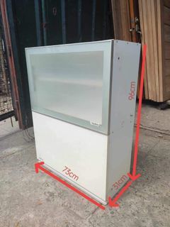 2-Door Awning Type Wall Mounted Cabinet