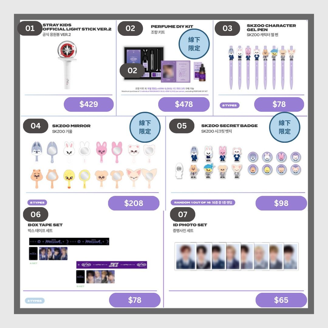 StrayKids MAGIC SCHOOL POPUP限定 香水 KIT