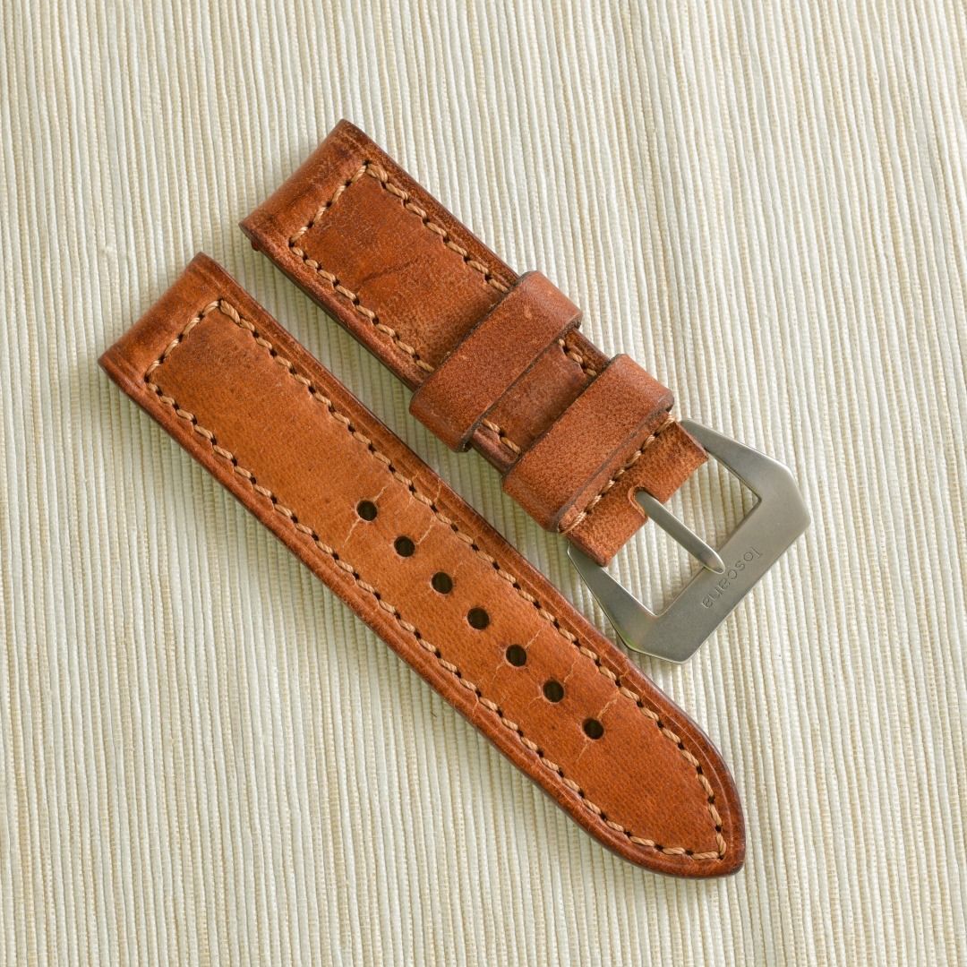 意大利製🇮🇹馬臀皮24mm Panerai strap 錶帶-Mario Paci MP leather