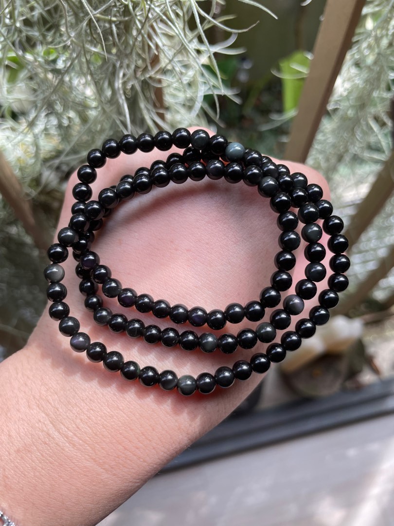 Rainbow sales obsidian necklace