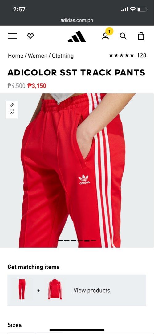 adidas Adicolor Classics SST Track Jacket - Red