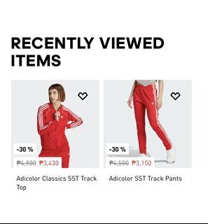 Negotiable!! ADIDAS adicolor classic sst track jacket and pants set (scarlet)