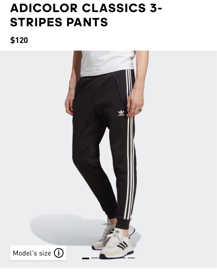 Adidas classic 3 stripe pants best sale
