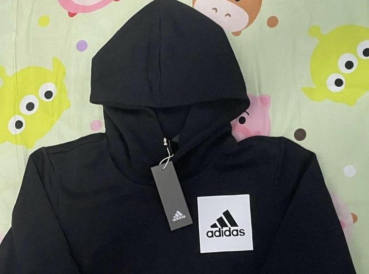Adidas original logo hoodie discount