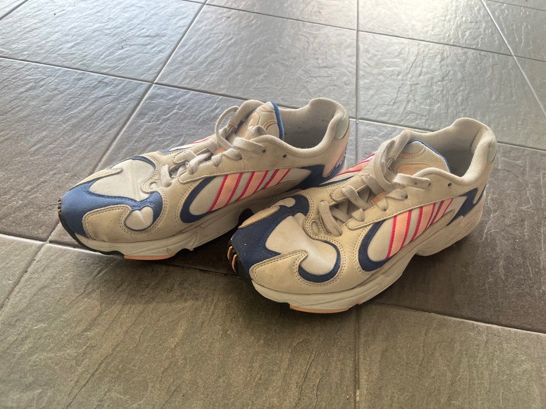 Adidas yung 1 top white orange