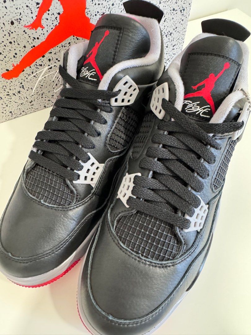 Air Jordan 4 Retro Bred Reimagined Men s Fashion Footwear