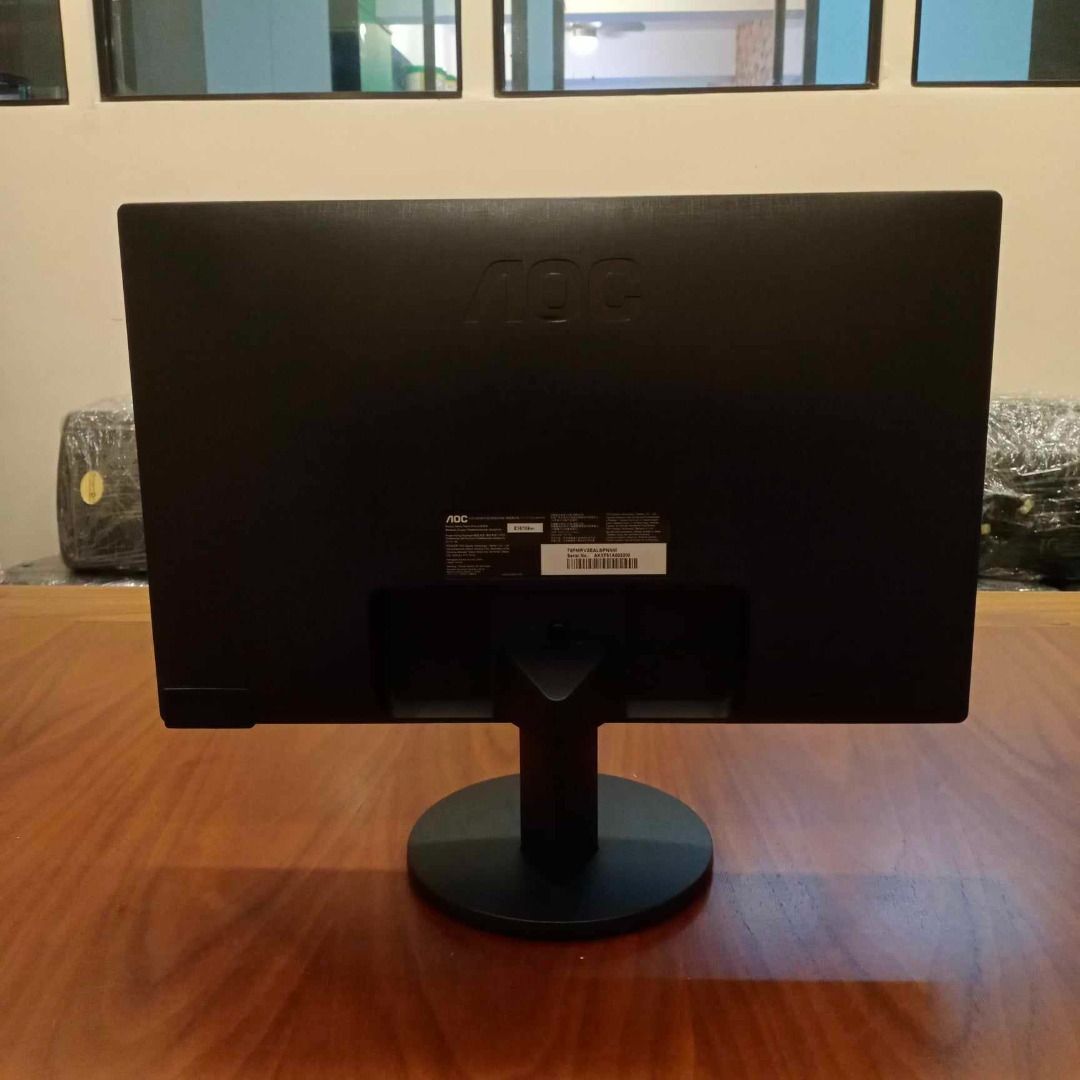 AOC Monitor E1670SW (Category: Monitor Screens) located in Quezon City. Submitted by foxsquaredeals (Listing ID 1289972303, Image 2). Description: Used Original AOC Monitor for Sale! Price: P2, 000 Quantity: 2 Model: AOC E1670SW For full specs, please visit: https://ph.aoc.com/product/E1670SWU RFS: Used from previous business. Own pick up/ SF shouldered by buyer. MOP: Cash upon pick up, BDO, Chinabank or Metrobank..