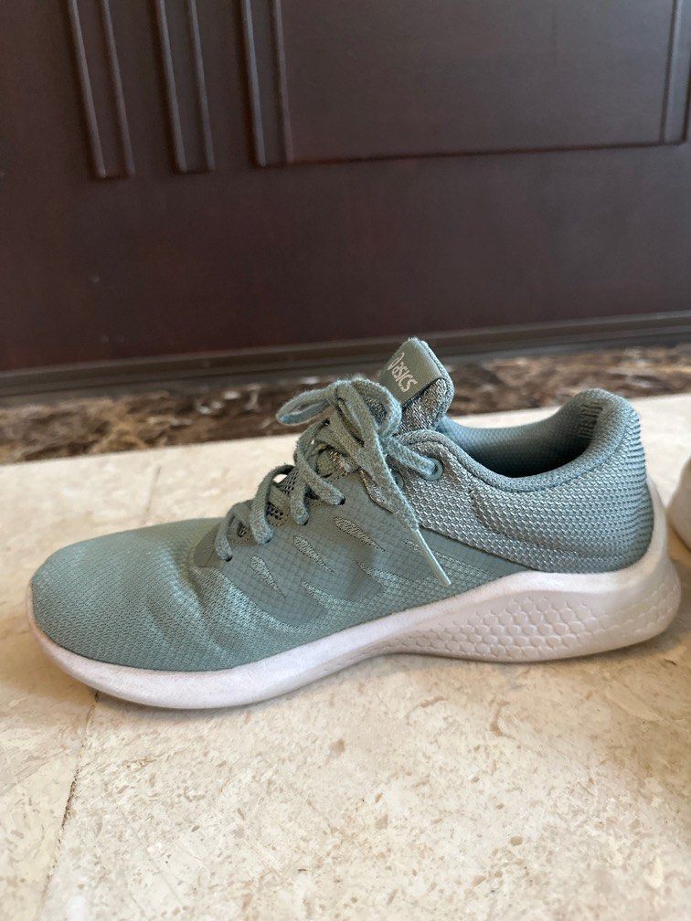 Asics comutora training running shoes green blue turquoise women s size US6.5