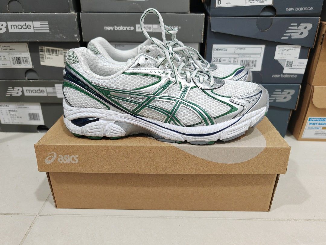 asics GT-2160 White/Shamrock Green