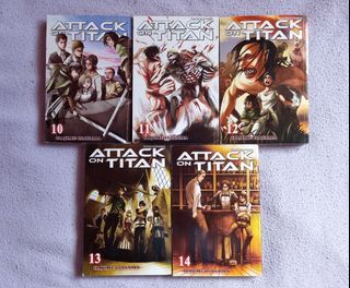 Attack on Titan Manga FILIPINO TRANSLATED Volume 10-14