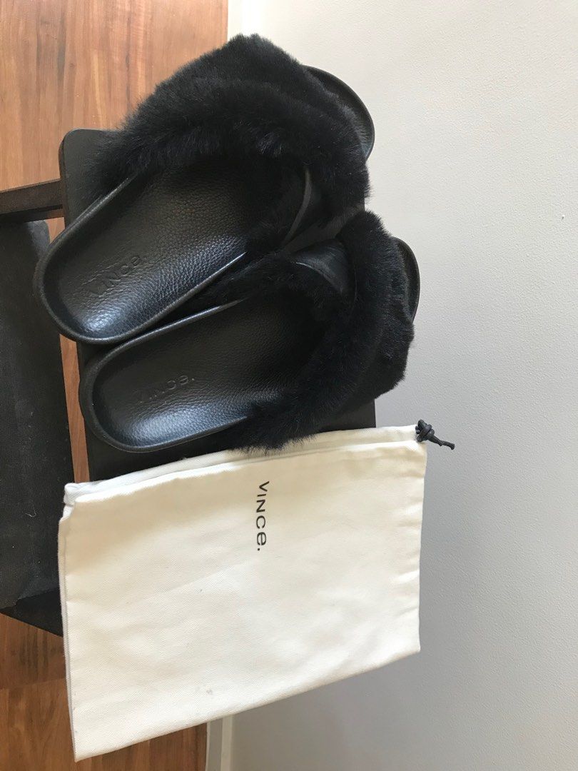Vince garrison discount fur slide