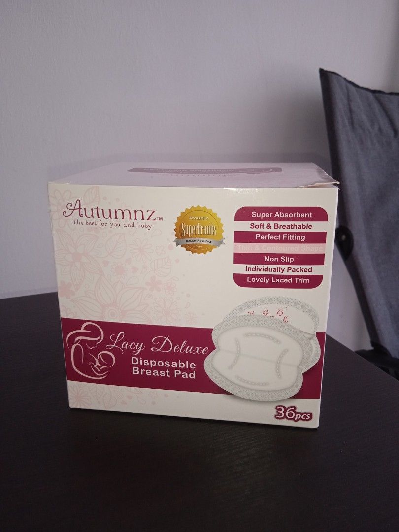 Autumnz Lacy Deluxe Disposable Breast Pads 36pcs / Lacte Deluxe