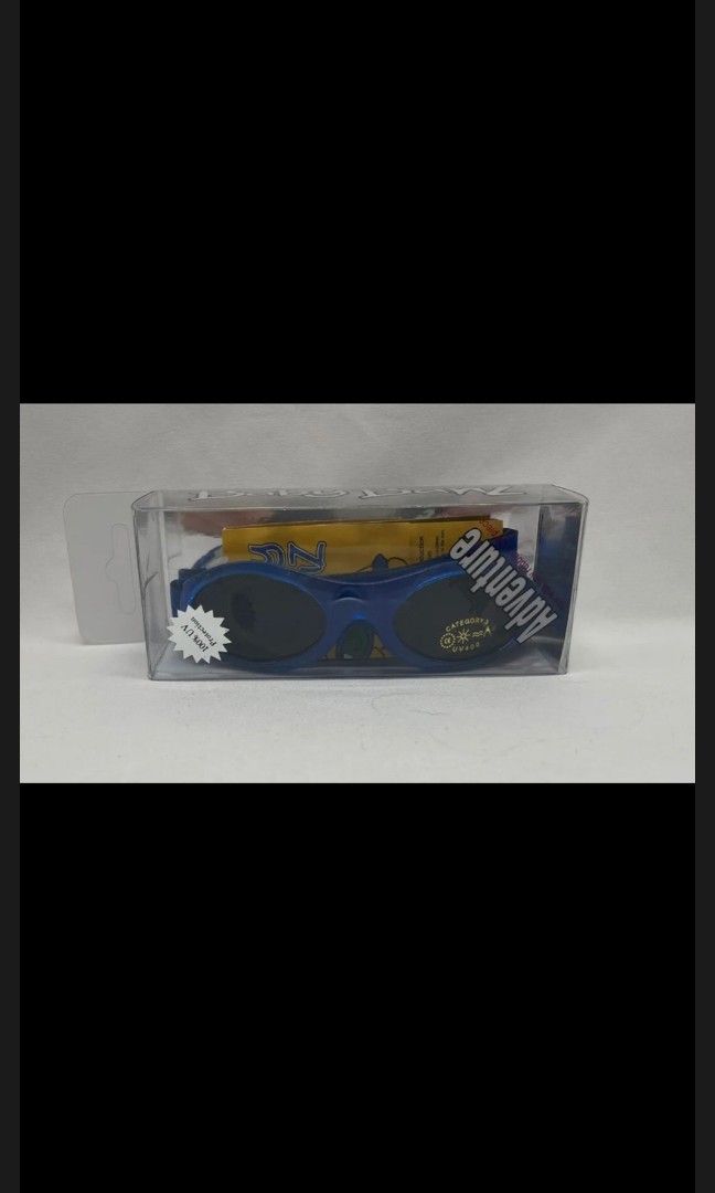 BABY BANZ Adventure Banz Infant Sunglasses 100% UV Protection Ages 0-2 Blue (Category: Babies Apparel) located in Toronto. Submitted by jameslepag41751 (Listing ID 1290048063, Image 2). Description: BABY BANZ Adventure Banz Infant Sunglasses 100% UV Protection Ages 0-2 Blue $15 Pick up in Scarborough at Markham and Ellesmere.
