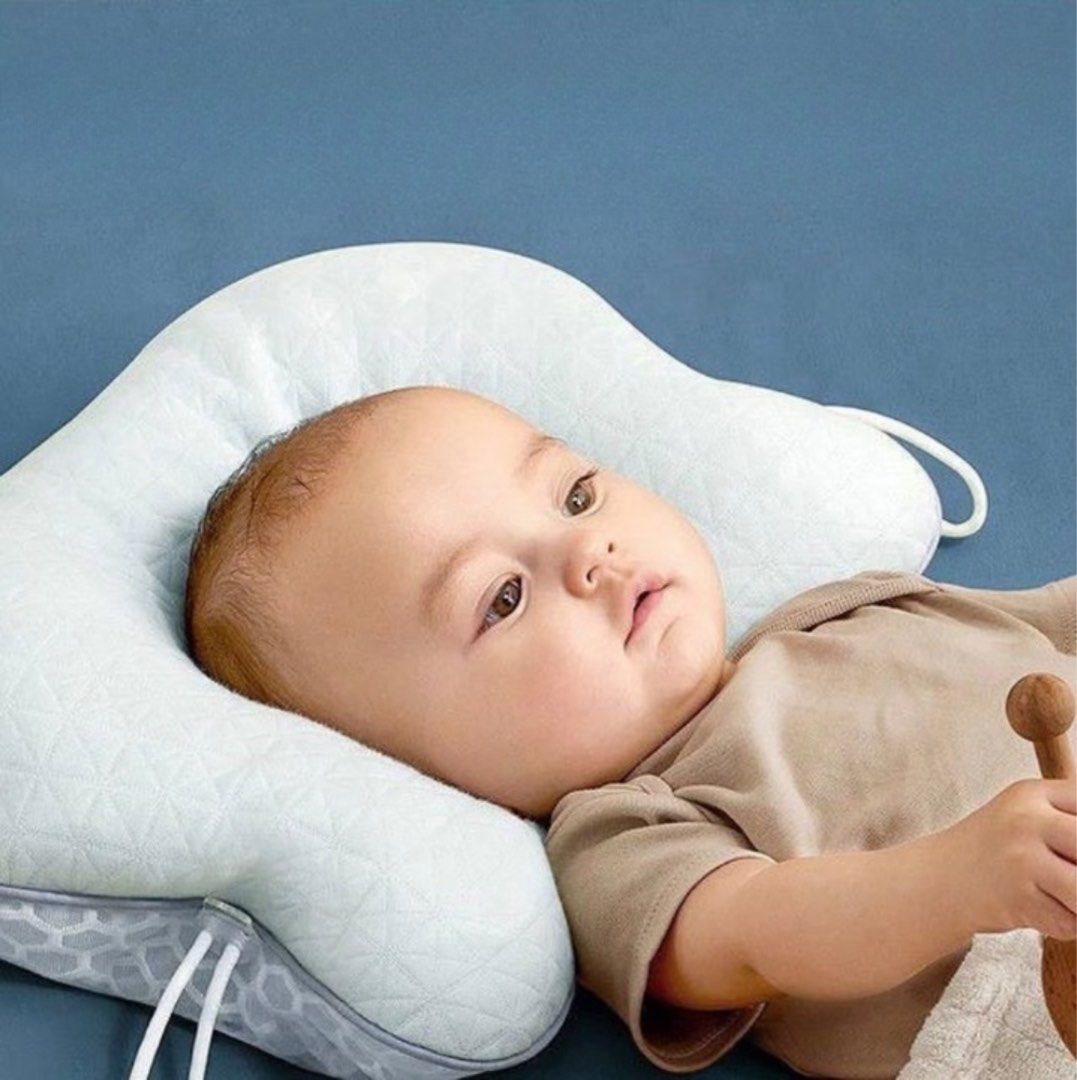 Baby Posture Corrector Pillow Infant Comfortable Headrest Pillow For Newborn Baby Toddler Baby Shaping Pillow Correction Head Rest Pillow For New Born Boys Girls Boy Girl Babies Kids