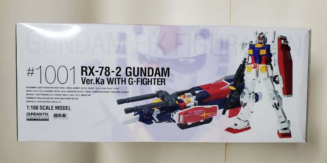 Bandai 2007 GFFMC Gundam Fix Figuration Metal Composite #1001 RX