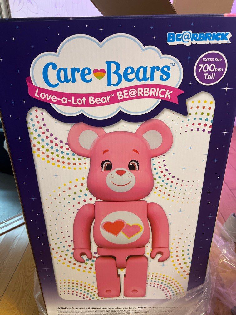 Medicom Bearbrick Be@rbrick x Care Bears Love-A-Lot Bear 1000 ...