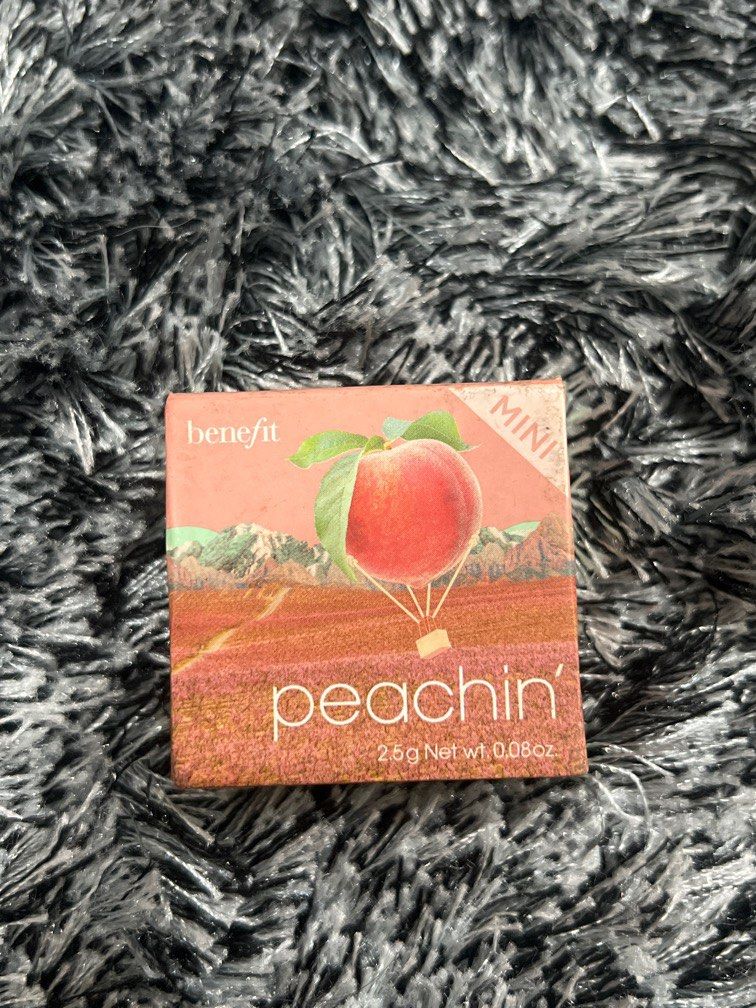 Benefit Peachin Mini Blush (Category: Makeup) located in Makati City. Submitted by prelovedandlovedbyt (Listing ID 1290021675, Image 1). Description: - mini size 2.5g Silky-soft powder blush Versatile, wearable shade range Soft-focus, airbrushed effect.