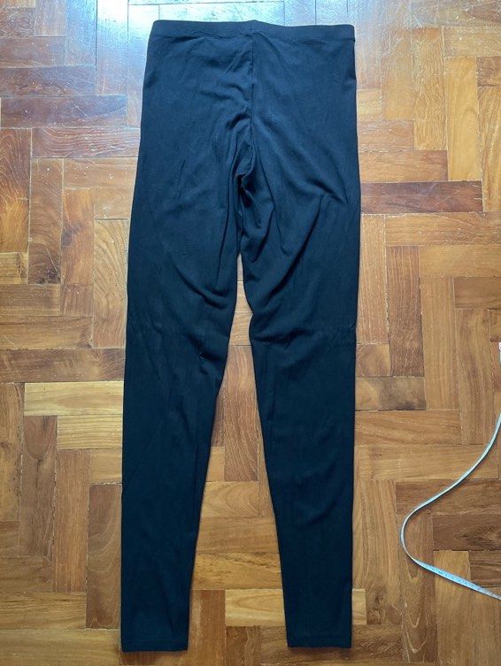 black leggings, Women's Fashion, Bottoms, Jeans & Leggings on Carousell