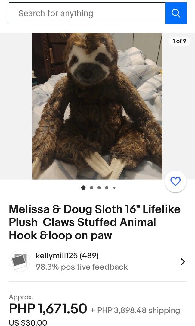 Melissa and cheap doug sloth