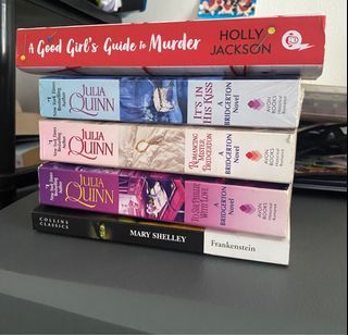 Bridgerton Books / A Good Girl’s Guide to Murder / Frankenstein Classic