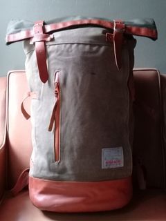 Canvas and Leather Travel Bag