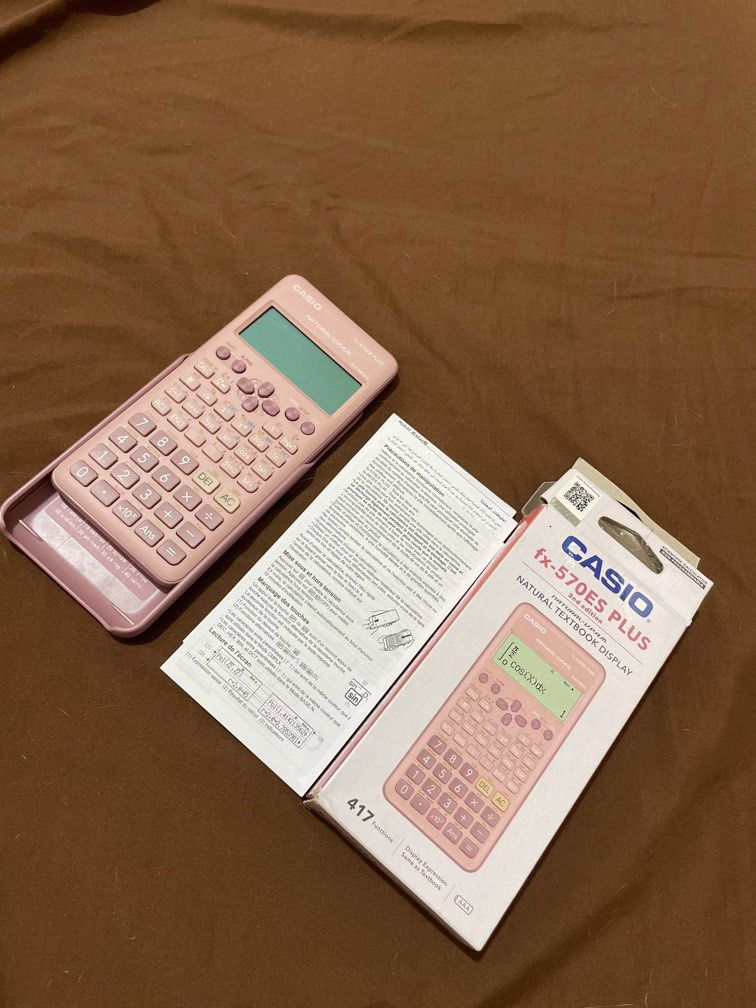 Casio FX570 es plus for board exam pink Complete with box and