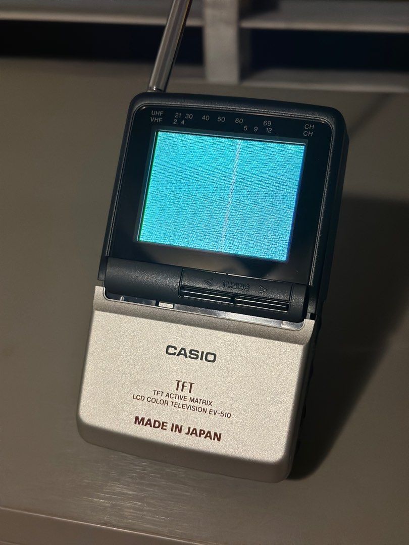 Casio Portable TV EV510, TV & Home Appliances, TV & Entertainment