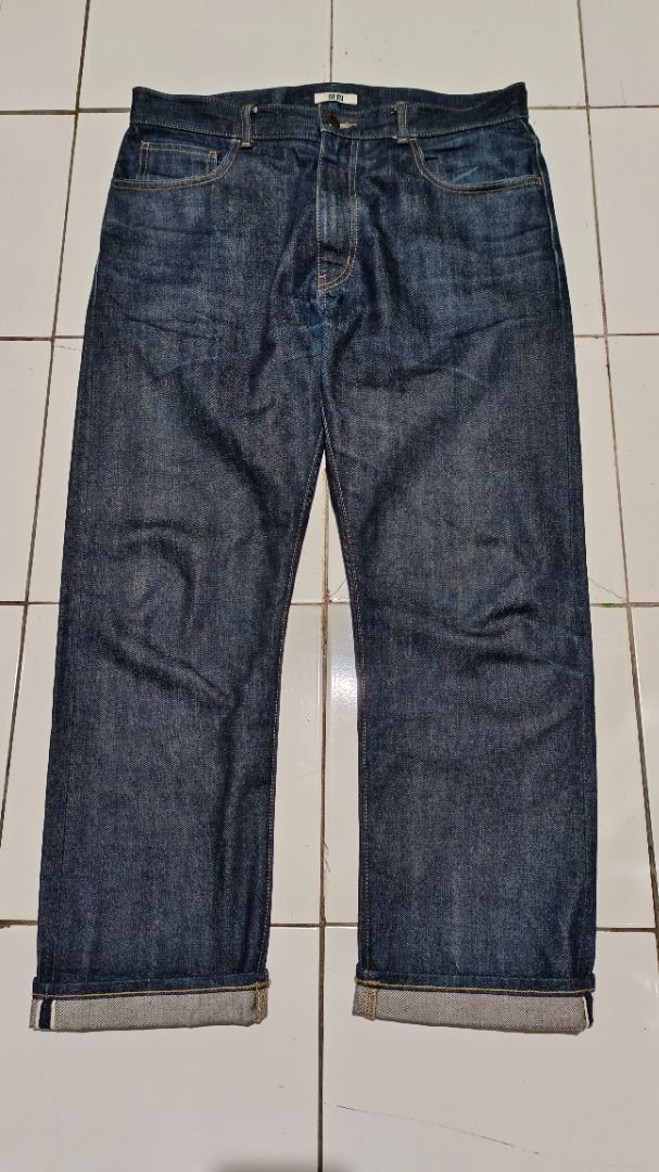 Celana Jeans Wax Jeans Forever 21 Raw Denim Uniqlo Jeans