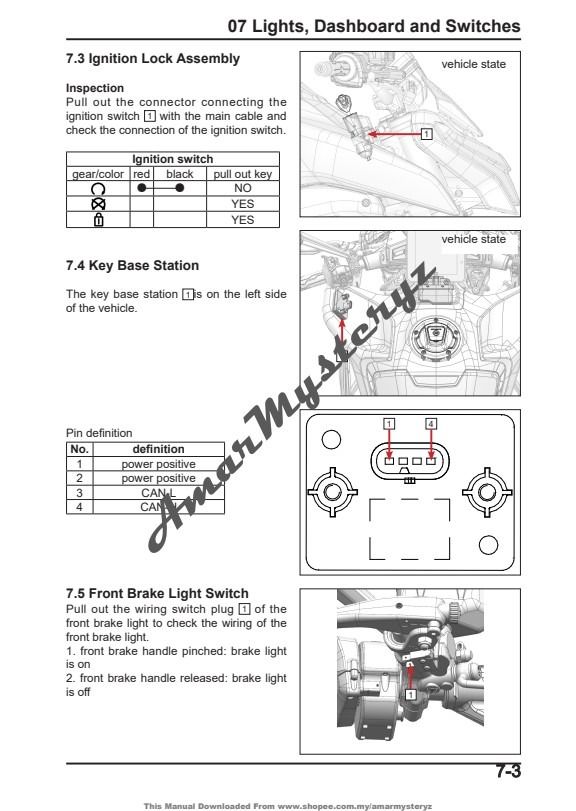 CFMoto 800NK / 800 NK 2023 2025 Repair Service Manual +Parts