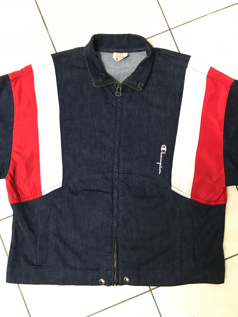 Champion denim jacket store