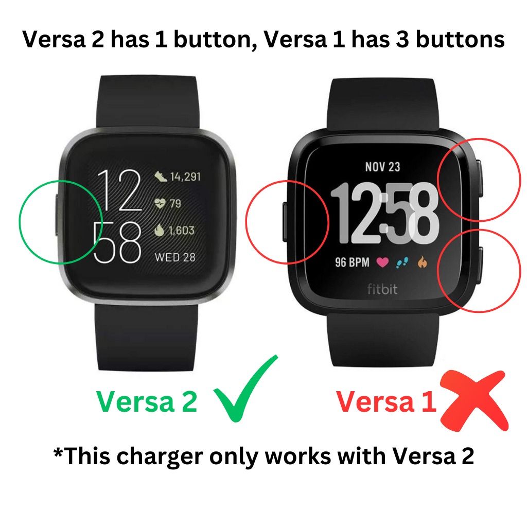 Fitbit versa only works top on charger