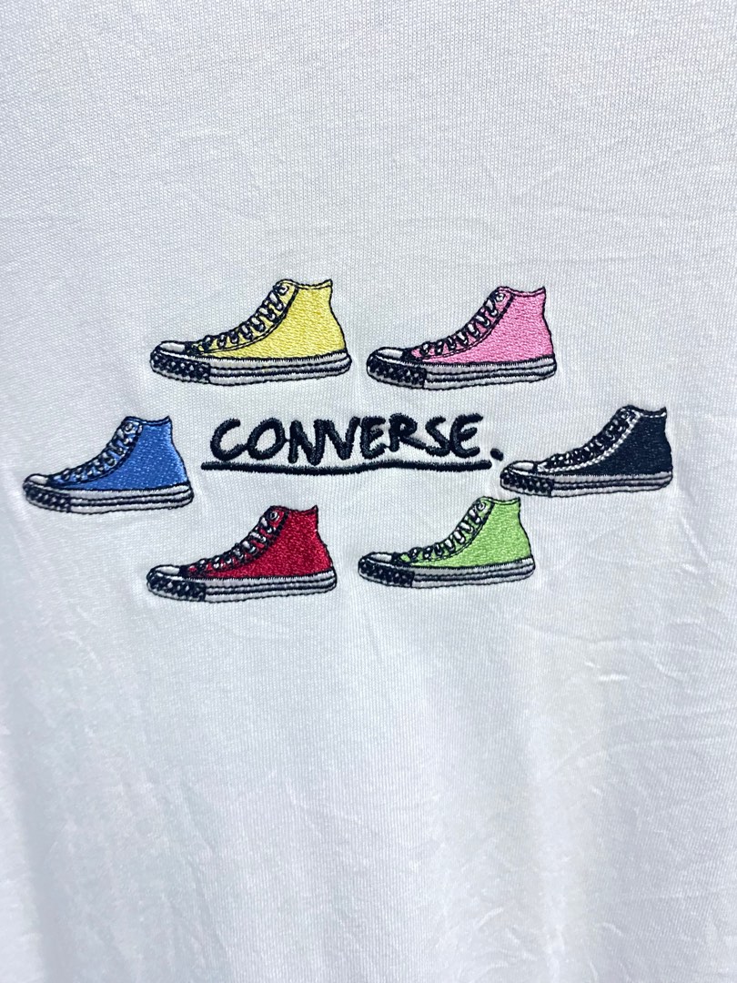 CONVERSE logo sulam Men s Fashion Tops Sets Tshirts Polo
