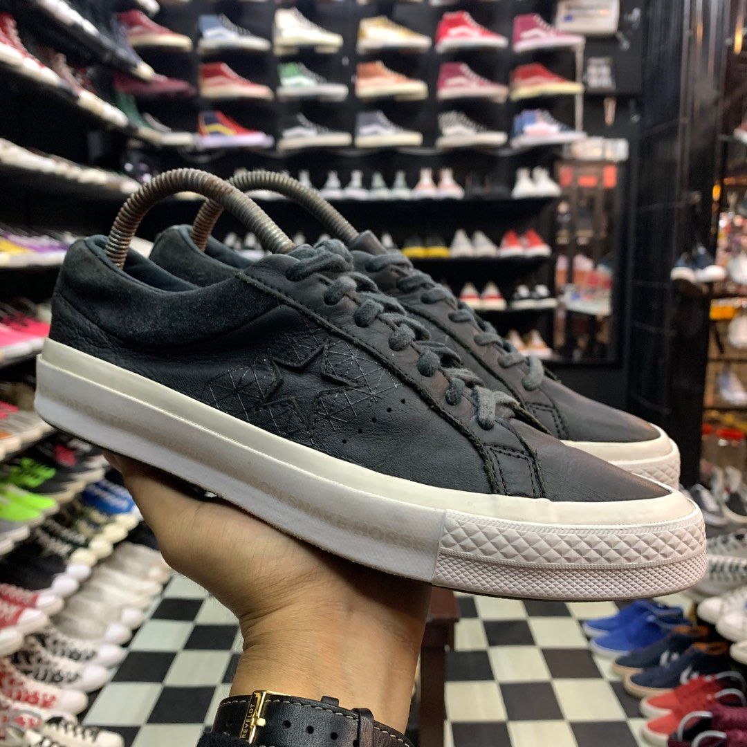 Converse one star white leather mens on sale