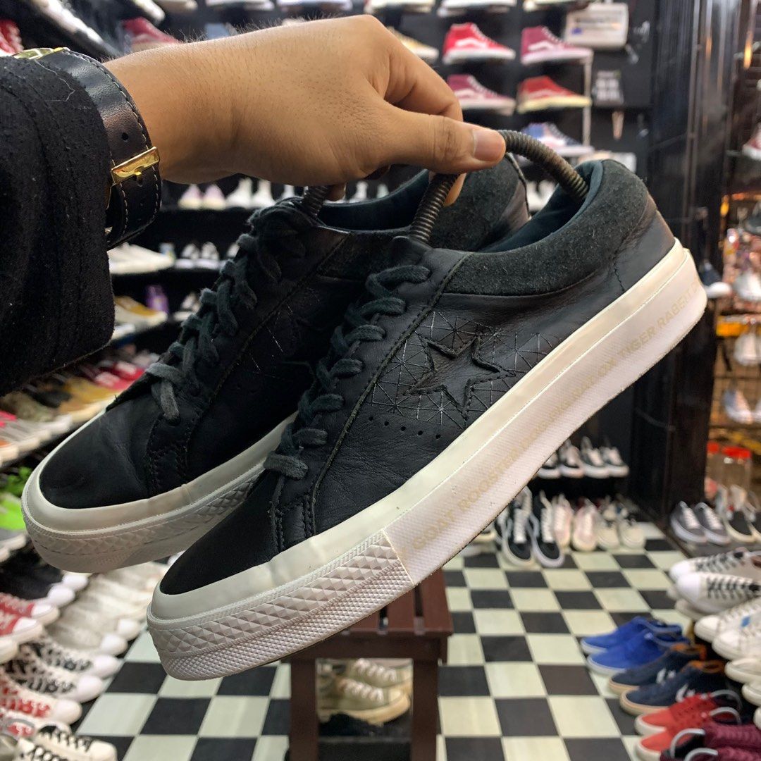 Converse one star almost black on sale