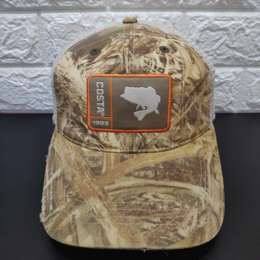 COSTA Fishing Outdoor Hunting Camo Realtree Trucker Mesh Cap Snapback,  Men's Fashion, Watches & Accessories, Cap & Hats on Carousell