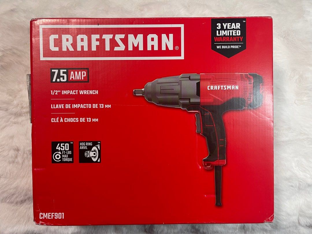Craftsman 7.5 amp impact wrench 2025