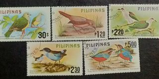 CTO Philippine Birds 🐦🐦🐦 Set 30 sentimo to 5 Piso old Stamps Unused 5 sets available