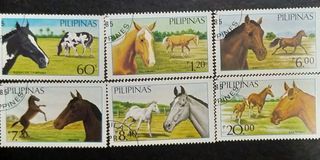 CTO Philippine Horses 🐴🐎🐎 Complete Set 60sentimo to 20 Piso old  Stamps Unused 5 sets available