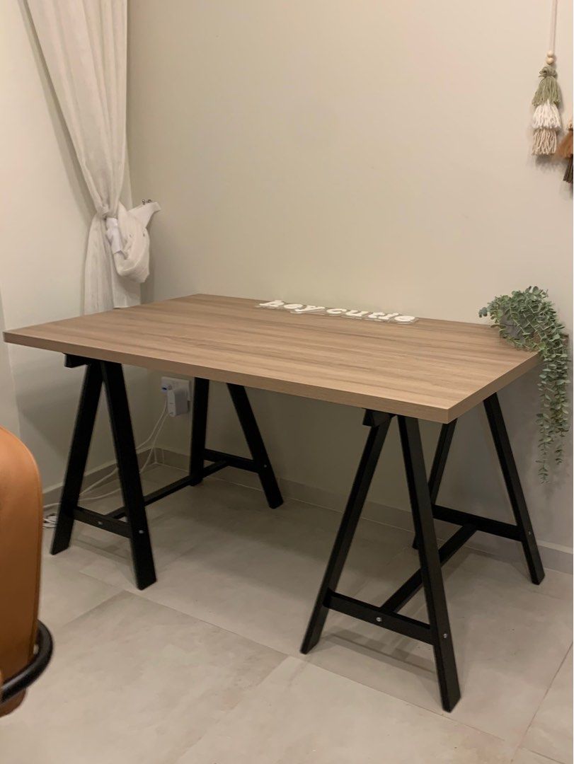 Custom Table (Category: Tables & Sets) located in Singapore. Submitted by ctem19 (Listing ID 1289997739, Image 1). Description: Work/dining table with a custom laminate table top. Great condition and lightly used. Price is negotiable Please arrange own pickup/delivery .