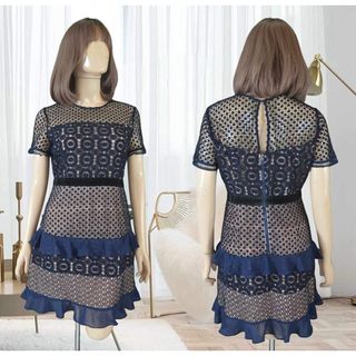 Navy Blue Button down Midi Dress Plus size Women s Fashion